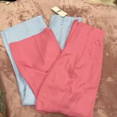 GU スラックス ピンク ブルー Sサイズ 2点セット