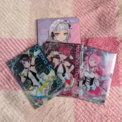 ホロライブ　カード＆マグネット＆色紙　大空スバル、宝鐘マリン、姫森ルーナ