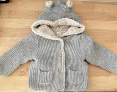 裏ボアセーターカーディガン　baby GAP ニット アウター ベビー服