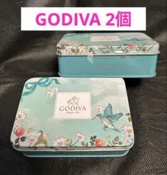 ゴディバGクリスピーショコラ７粒入り缶　２個セット　GODIVA ②のサムネイル