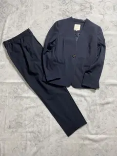 美品　B:MING by BEAMS レディーススーツ　セットアップ　ネイビーS
