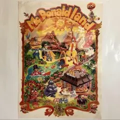 ロナルドマクドナルド　ストアポスター　マクドナルドランド　セット　アメトイ ☆ちょうどいいB4ポスター32【マクドナルド McDonadLand