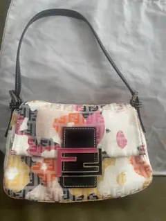 【中古希少美品】FENDIズッキーノ柄ミニマンマバゲット