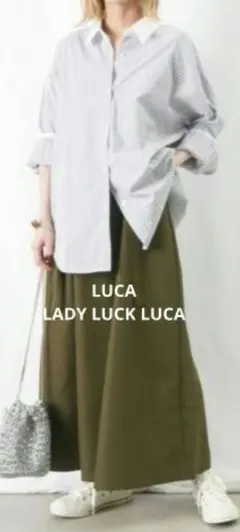 ☆定価12,100円LUCA/LADY LUCK LUCA美ラインロングスカートのサムネイル