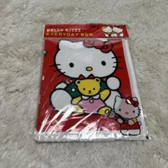 キティオタク★キティちゃん　ビッグ収納バッグ　肩掛け＆タオルハンカチ キティオタク様専用☆キティちゃん ビッグ収納バッグ 肩掛け＆タオル