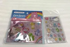 サンキューマート　ケアベア™ フレークステッカー　アクリルパーツ　2種セット