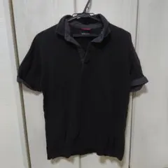 BEAMS HEART ブラック ポロシャツ