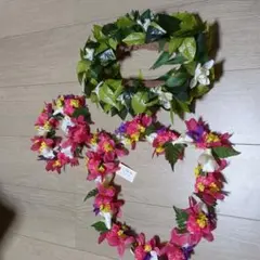 新品未使用フラダンス用カラフルなヘアアクセサリー