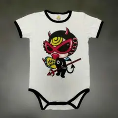 « 美品 »ヒステリックミニ デビルミニ 尻尾 半袖ロンパース 70 ✦ 最安値のサムネイル