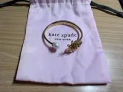 kate spade フラワー パール バングル