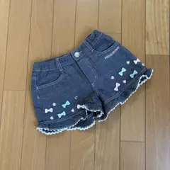 MEZZOPIANO ダークデニム ハーフパンツ 120cm