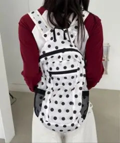 ドット ナイロン バックパック