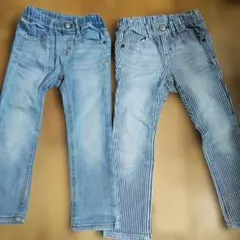 F.O.KIDS　キッズデニムパンツ 2本セットのサムネイル