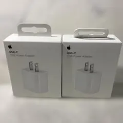 Apple USB-C 20W Power Adapter 2個セット