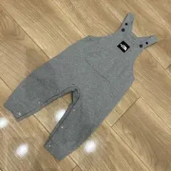 ノースフェイス　サロペット　80 スウェット素材 グレー