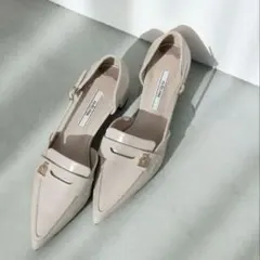 Herlipto Trois Heel Loafers ecru 37のサムネイル
