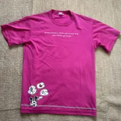 Disney ミッキー ミニー Tシャツ Lサイズ ピンク テニス Tシャツのサムネイル