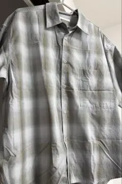 OMBRE CHECK FLUFFY H/S SHIRT　Sサイズのサムネイル
