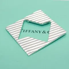 美品 Tiffany&Co ティファニー スクエア シルバー ブローチペンダント
