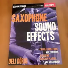 HAL LEONARD Saxophone Sound Effects 洋書