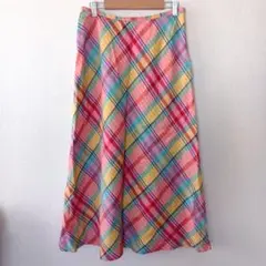 Talbots　タルボット　ロンスカ　カラフル　チェックのサムネイル