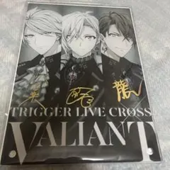 TRIGGER VALIANT 箔押しサイン入りアクリルパネル