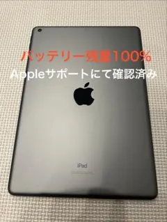 Apple iPad 第9世代 【バッテリー残量100%】本体 箱・付属品あり