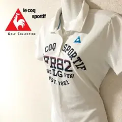 【美品！Lサイズ！人気ブランド！】le coq GOLF半袖ゴルフウェア！