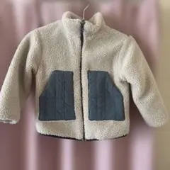ZARA ボアフリースジャケット 110cm 4-5歳