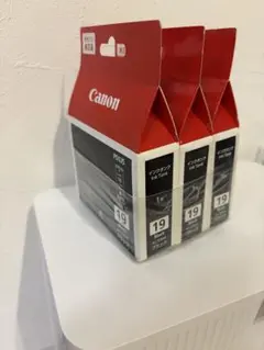 Canon BCI-19 Black インクタンク 3個セット純正品のサムネイル