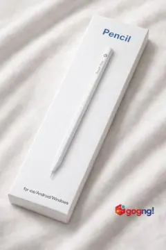 【新品・未使用】iPad専用スタイラスペン タッチペン ホワイト