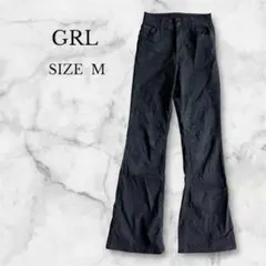 グレイル ブーツカットデニム フレア 脚長効果 シンプル カジュアル お洒落 M