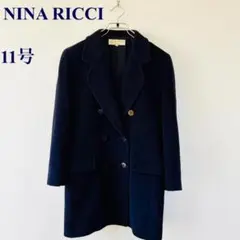 NINA RICCI ニナリッチ　コート　紺 メルカリ