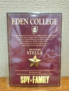 【非売品】SPY×FAMILY EDEN COLLEGE ステラピンバッジ