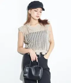 ANAP ダメージメッシュニットベスト
