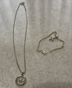 4℃ ネックレスとブレスレットセット