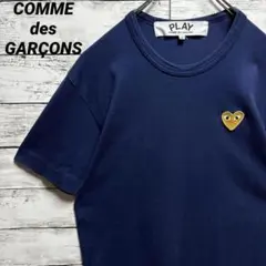 a298 상태좋음 プレイ 꼼데가르송 刺繍ワンポイントハート 半袖Tシャツ