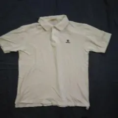男性用ホワイトポロシャツ 半袖