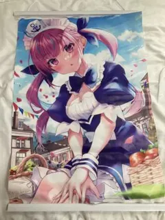 湊あくあ タペストリー バスタオル - メルカリ