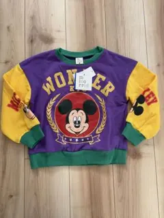 【新品未使用】チマジロ　ミッキー　トレーナー　120