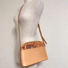 未使用 スヌーピー 姫路レザー ショルダーバッグ ポシェット 長財布可