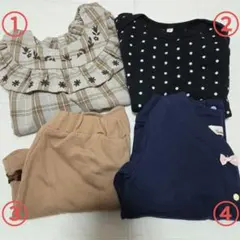 保育園着　女の子４点まとめ売り　サイズ95～100