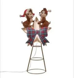 チップ＆デール ツリートッパー ライトアップ DISNEY CHRISTMAS 2026年最新】ツリートッパー ディズニーの人気アイテム - メルカリ