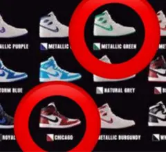 NIKE Air Jordan 1 エアジョーダン ガチャ 2種セット シカゴ