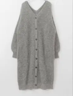 KBF（ケービーエフ）キッドモヘヤ2WAYロングカーディガン