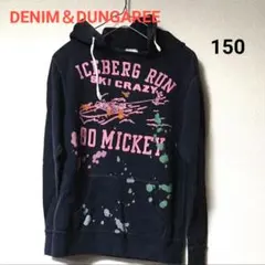 《DENIM＆DUNGAREE》 ミッキーコラボ トレーナー