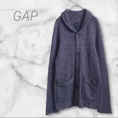 ギャップ　ニットカーディガン　S　アウター　Vネック　ボタン