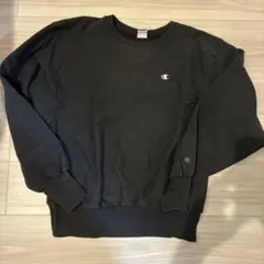 Champion リバースウィーブ スウェット 黒 M