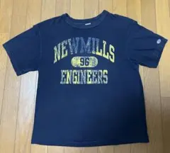 復刻タグ チャンピオン 3段カレッジプリント Tシャツ