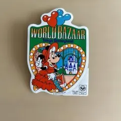 東京ディズニーステッカー レトロ